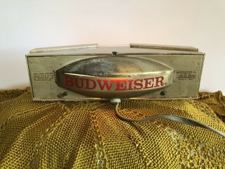 Vintage Budweiser Beer Lighted Cash Register Topper Sign w/ Anheuser Busch Eagle 2