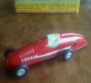 Vintage Tin Wind Up Racer.  Unknown Mfgr.  No Key