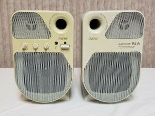 Juster Active 95a Multimedia Speakers With Integrated Amplifier - Vintage