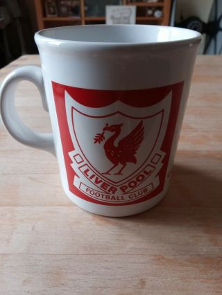 Liverpool Fc Football Vintage Mug Cup 1984 Treble