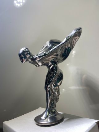 Rolls Royce Spirit Of Ecstasy Goddess Hood Ornament Car Radiator Mascot