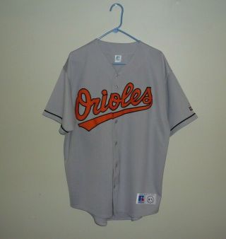Baltimore Orioles Vintage Baseball Jersey Mens Sz Xl Russell Athletic Sewn
