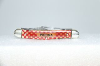 Vintage Kutmaster Utica N.  Y.  U.  S.  A.  PURINA Advertising Pocket Knife 2