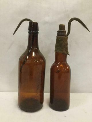 Rare Antique Logging Oil Bottle Hook Axe Crosscut Saw Logger Tools (2)