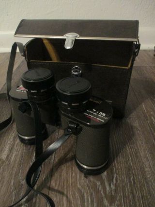 Vintage Jason Sateman 138 Binoculars 7 X 35 Extra Wide Angle W/case