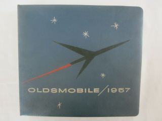 1957 Oldsmobile Showroom Album Rare Dealer Book Brochure 88 Starfire 98