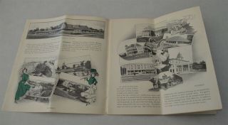 1902 Grand Rapids & Indiana Railroad Vacation Road Borchure w/ maps Mermaid 3