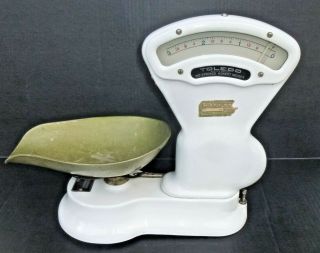 Antique Toledo 3 Lb Candy Scale - Vintage General Store Scale - 405 Ca Buffalo Ny