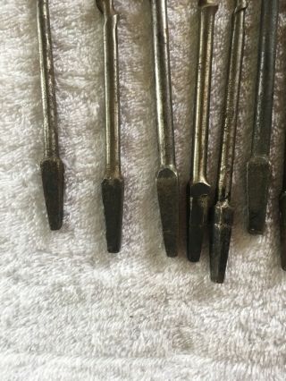 18¨ ANTIQUE Tools Brace Bit Hand Drill Auger Drill Bits Vintage Woodworking ☆USA 3