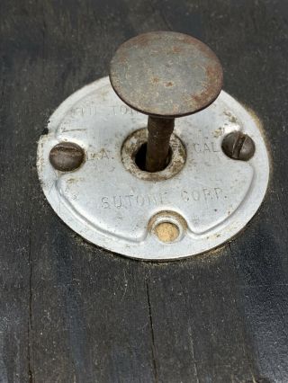 Antique Tu - tone Chimes Foot Bell Bermuda Gong Sutone Corp Accessory Rat Rod Hot 2
