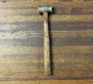 ANTIQUE Tools BRASS Beryllium HAMMER • Vintage Machinist Anvil Hammer Forge ☆US 3
