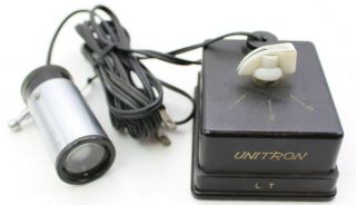 Antique Vintage Unitron Lt Microscope Light & Dimmer Control Unit