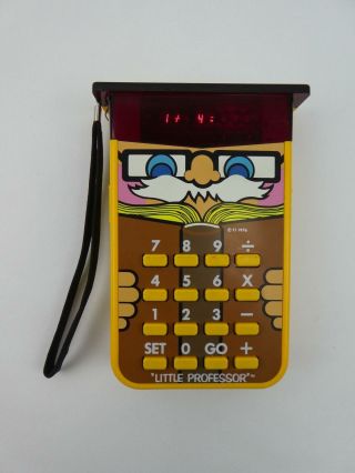 Vintage 1976 Texas Instruments Little Professor Educational Calculator