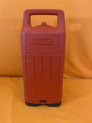 Vintage 1984 Coleman 200 A Lantern Red Plastic Storage Carry Case 2