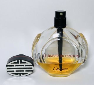 Vintage Cartier Le Baiser Du Dragon Eau De Parfum 1.  6oz Womens Perfume