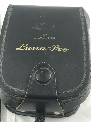Vintage Gossen Luna Pro 2