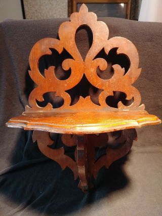 2 Vintage Wood Wall Sconces/Candle Holders? 2