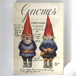 Vintage Gnomes Illustrated By Rien Poortvliet Wil Huygen 1977 Hardcover