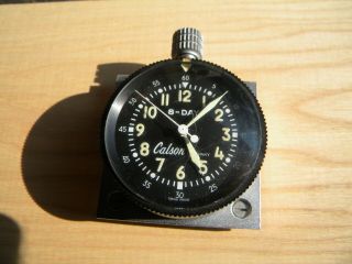 Calson Company 8 Day (heuer) Vintage Models Master Time Clock