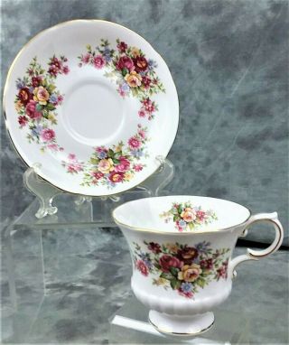 Vintage Collectible Paragon Flower Festival G Teacup And Saucer Made In England