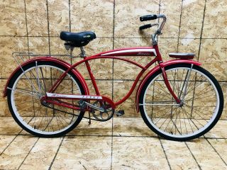 Vintage 1963 Schwinn Fleet Boys Red Bicycle