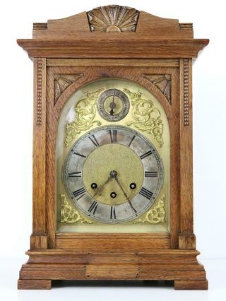 Gustav Becker Chiming Bracket Or Mantel Clock C1925 Good Order
