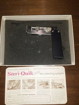 Vintage Roman Research Steri - Studs Ear Piercing Gun