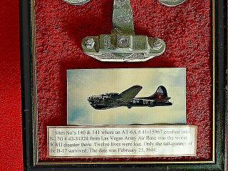 Rare,  Artifacts from B - 17G/AT - 6A Mid - air - Worst WWII Accident at Las Vegas AAF. 2