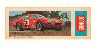 Vintage 1973 Nabisco Sugar Daddy Speedway Card 11 Imc Ferrari Gumout