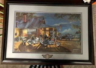 Harley - Davidson Dave Barnhouse 95th Anniversary Print " Let The Good Times Roll "