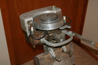 3.  3 Hp Johnson Two Cylinder Model 200 Antique Outboard Boat Motor 1936
