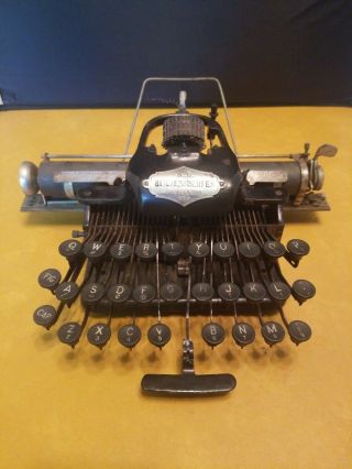 Antique Blickensderfer No.  5 Portable Typewriter,  Patd.  1891 Orig.