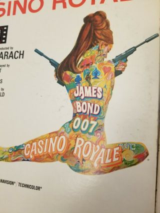 Vintage Casino Royale James Bond 007 Party Gags Pin Up Girls Vinyl Records 3
