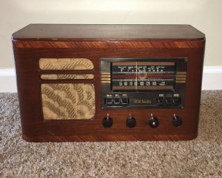 Vintage Antique Rare 1939 Rca Victor Tube Radio Model T60 A53
