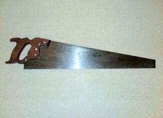 Vintage Disston No.  D - 23 Crosscut Hand Saw - 8 PPI - INV302 2