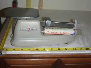 Vtg Pitney Bowes 16 Oz Balance Beam Postal Scale Model 4900 - Accurate