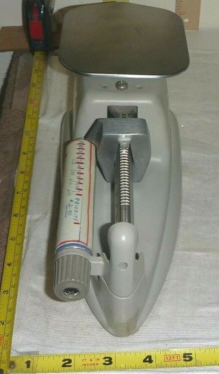 Vtg PITNEY BOWES 16 oz Balance Beam POSTAL SCALE Model 4900 - Accurate 2