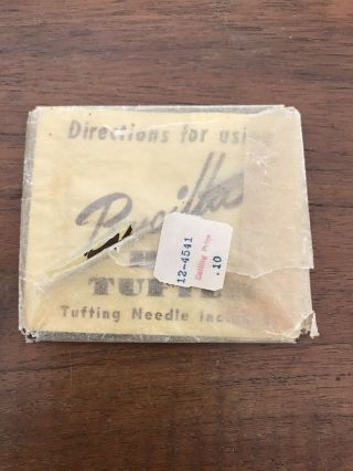 Vintage Bucilla Rug Tufter Needle In Package (10)