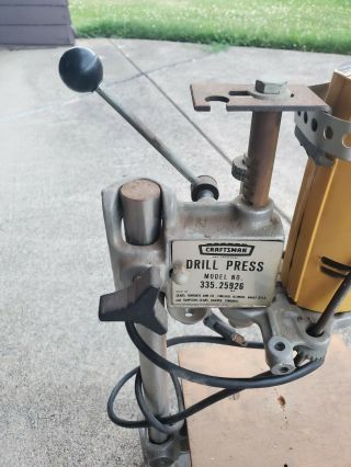 Vintage CRAFTSMAN 335.  25926 DRILL PRESS STAND For 1/4 
