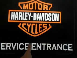 TWO SIDED HARLEY DAVIDSON LIGHTED SIGN 2