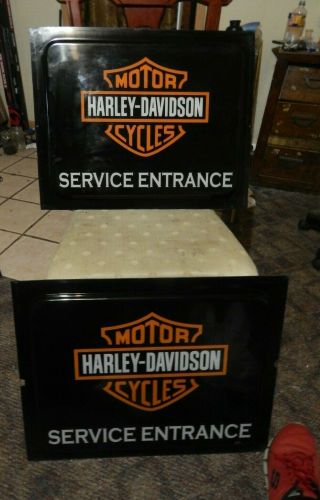 TWO SIDED HARLEY DAVIDSON LIGHTED SIGN 3