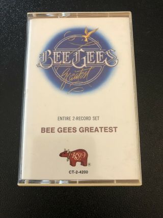 Bee Gees Greatest Hits Vintage Cassette Tape 1979 Rso Records