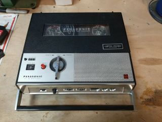 Vintage 1967 Panasonic Rq - 501s Solid State Reel - To - Reel Tape Recorder Ac Dc