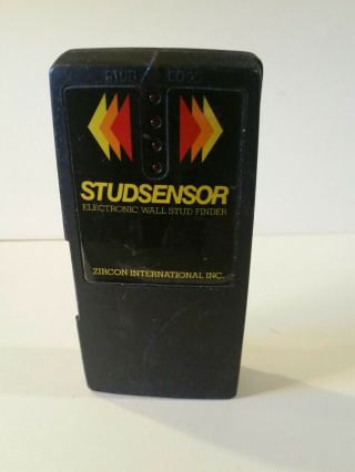 Vintage Stud Sensor Electronic Wall Stud Finder Zircon International