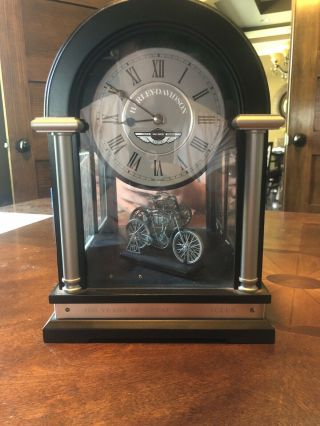 Harley - Davidson 100th Year Anniversary Mantle Clock.  Limited Number Made