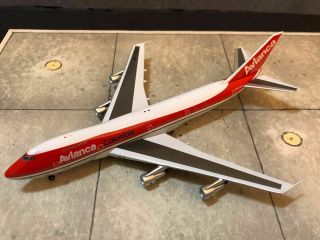 Aeroclassics Avianca 747 - 124,  " 1980s " Colors.  Hk - 2000 Only 200 Made