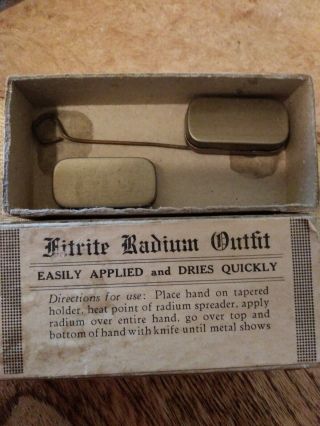 Vintage Fitrite Radium Outfit,  Part Of Contents In Pictures.