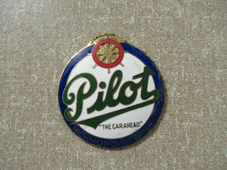 Pilot Radiator Badge Emblem And Rare