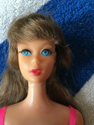 Vintage Mattel Barbie Long Lashes Twist N Turn Bendable Knees