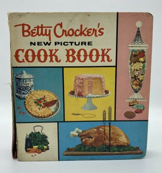 Vintage 1961 Betty Crocker Picture Cookbook Hardcover Ring Binder 1st Editio